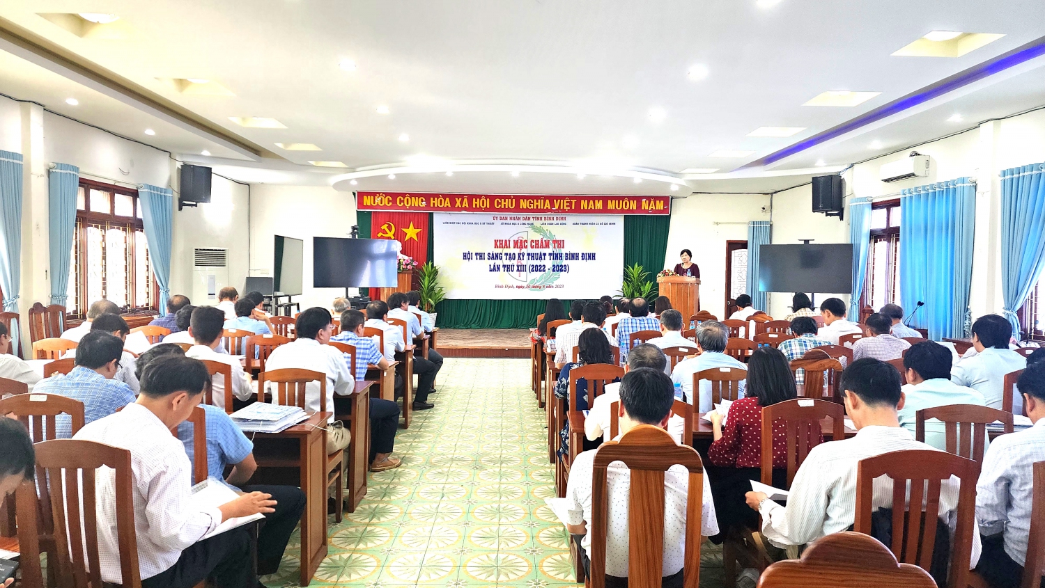 Khai mạc chấm thi Hội thi Sáng tạo Kỹ thuật tỉnh Bình Định lần thứ XIII